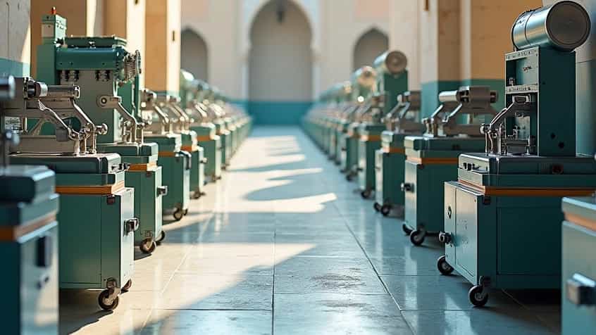 Yazd'da diş tekstil makinelerinin üretimi